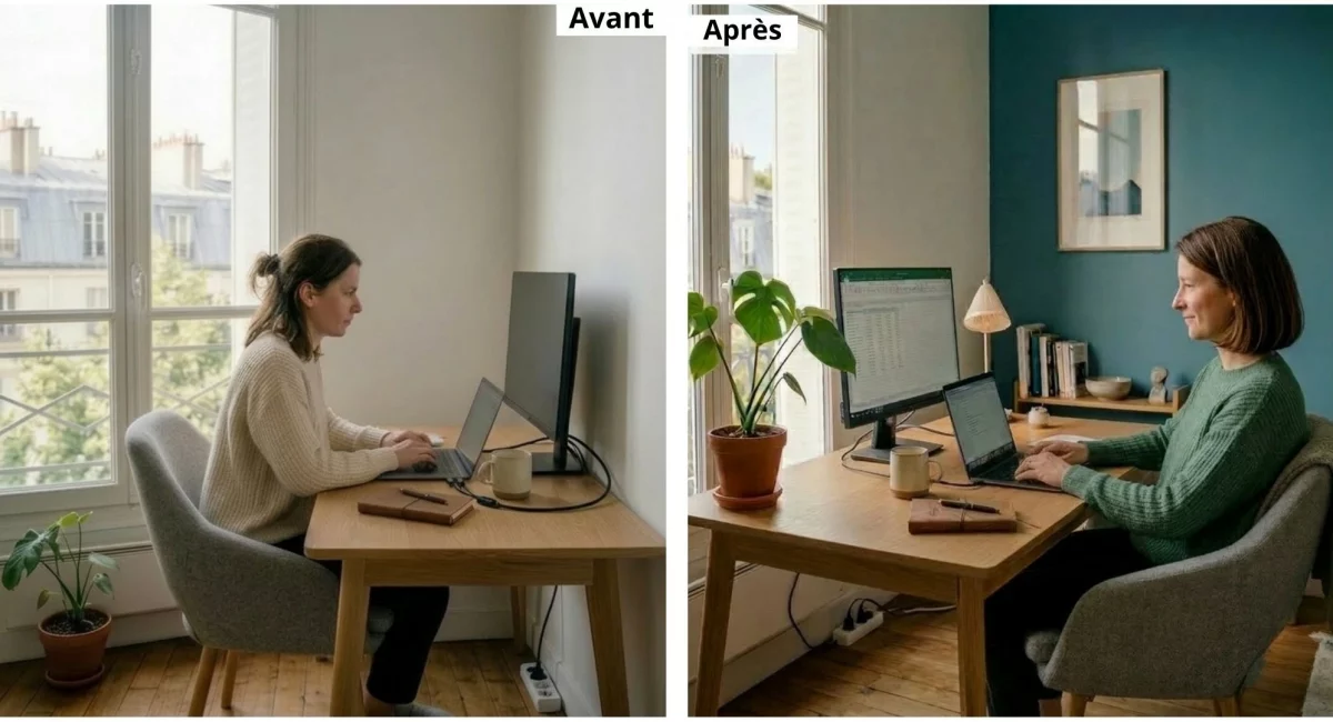 bureau décoration d'intérieur Manolia Décoration