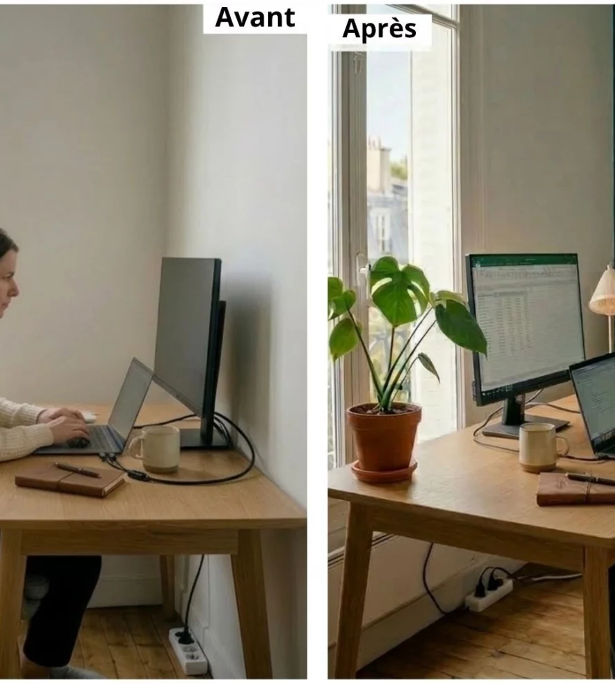 bureau décoration d'intérieur Manolia Décoration