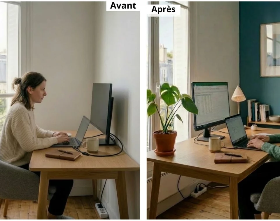 bureau décoration d'intérieur Manolia Décoration