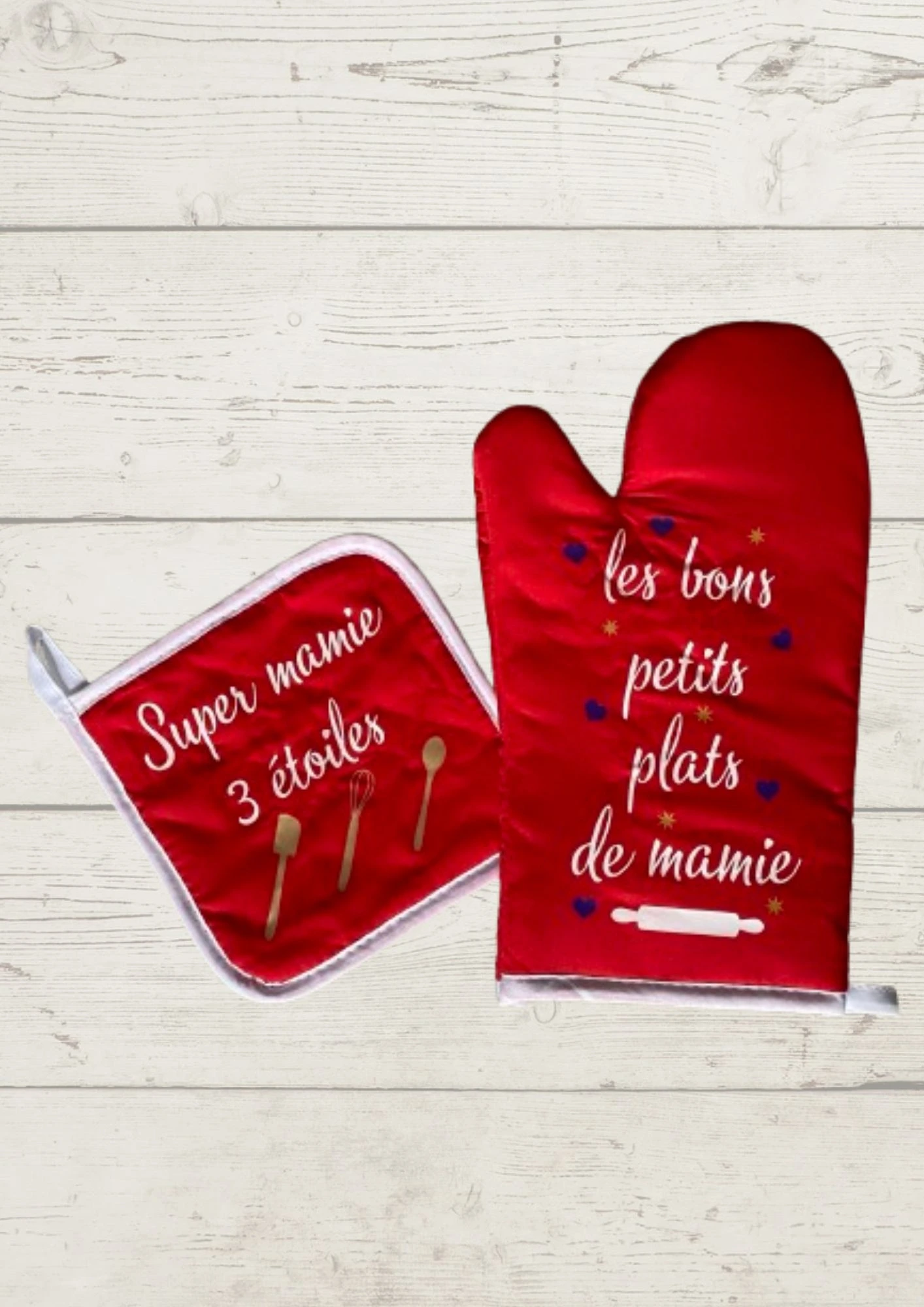 Gant et manique de cuisine - Bons petits plats de mamie