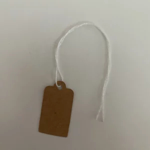mini étiquettes kraft pour mariage et cadeaux par lot de 100