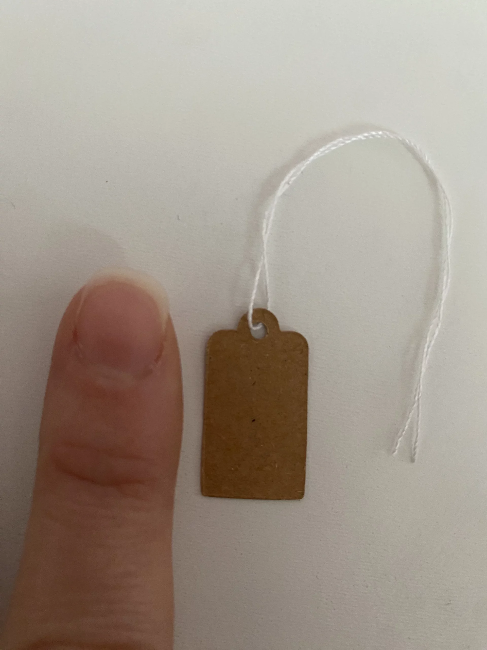 mini étiquettes kraft pour mariage et cadeaux par lot de 100