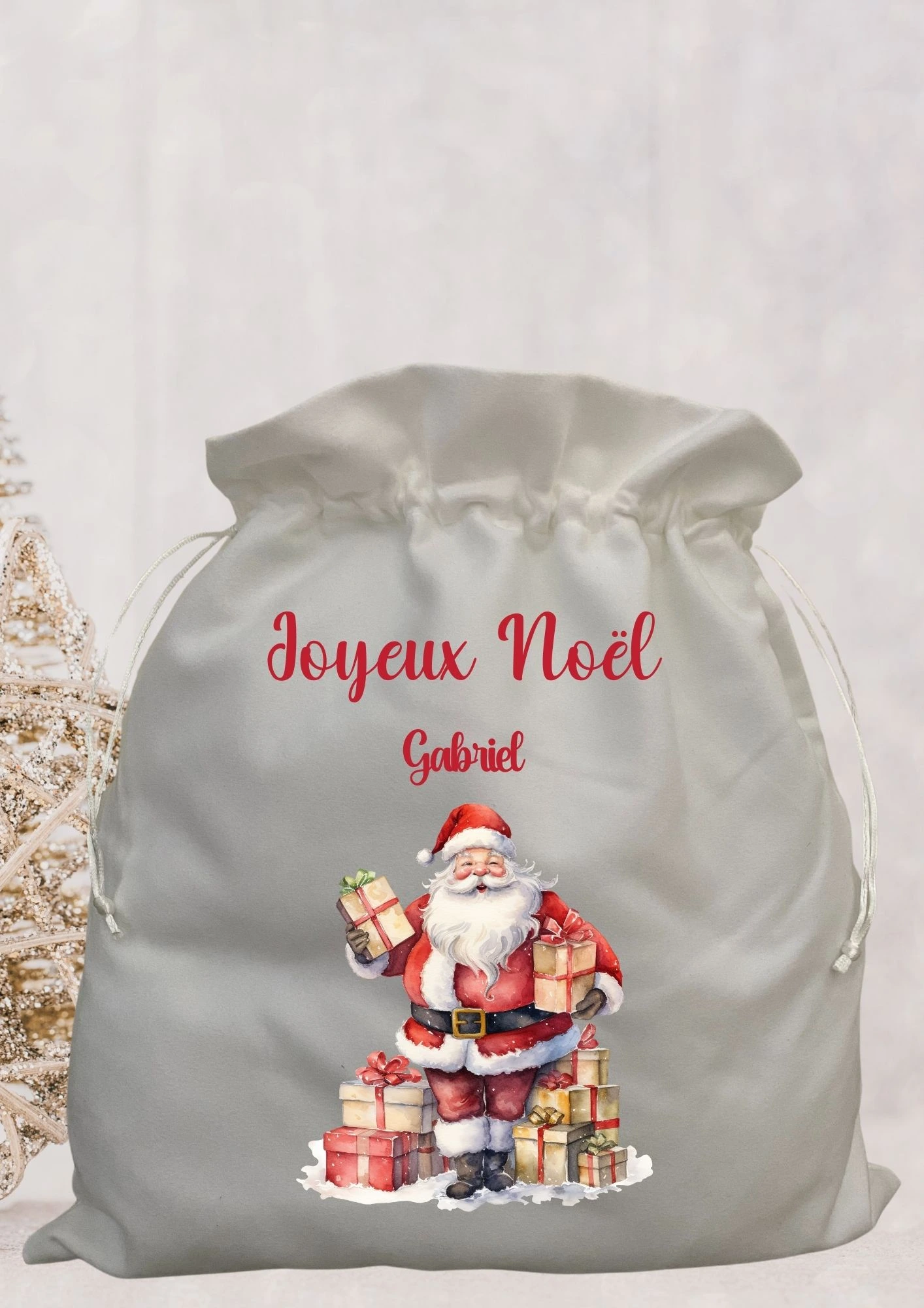 Sac à cordons - Noël – Image 5