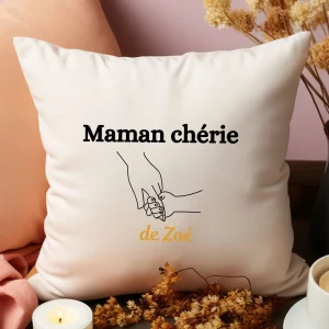 housse de coussin maman chérie