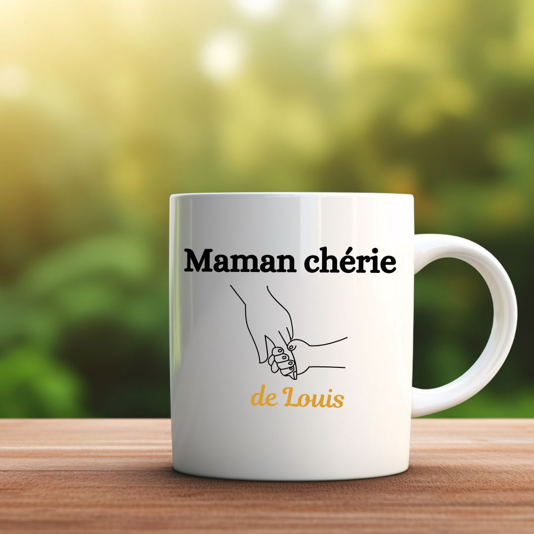 mug céramique maman chérie