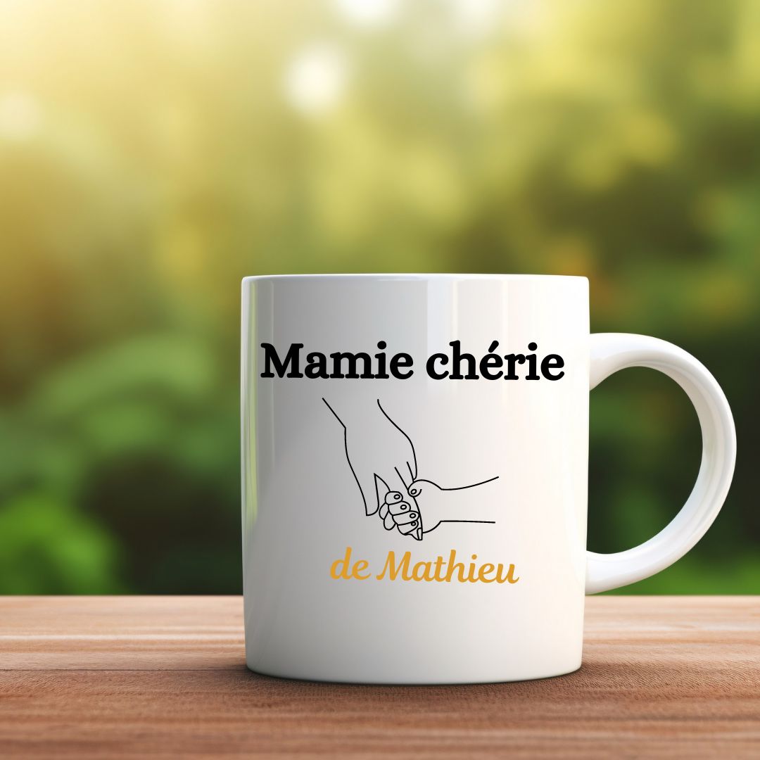 mug céramique mamie chérie