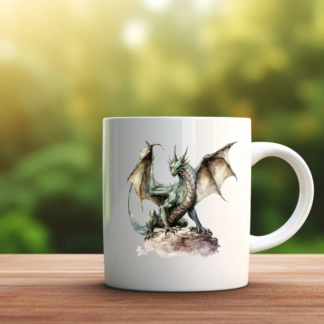 mug céramique dragon