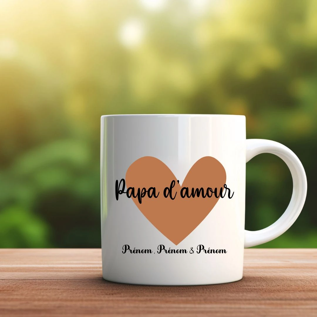 mug céramique papa d'amour