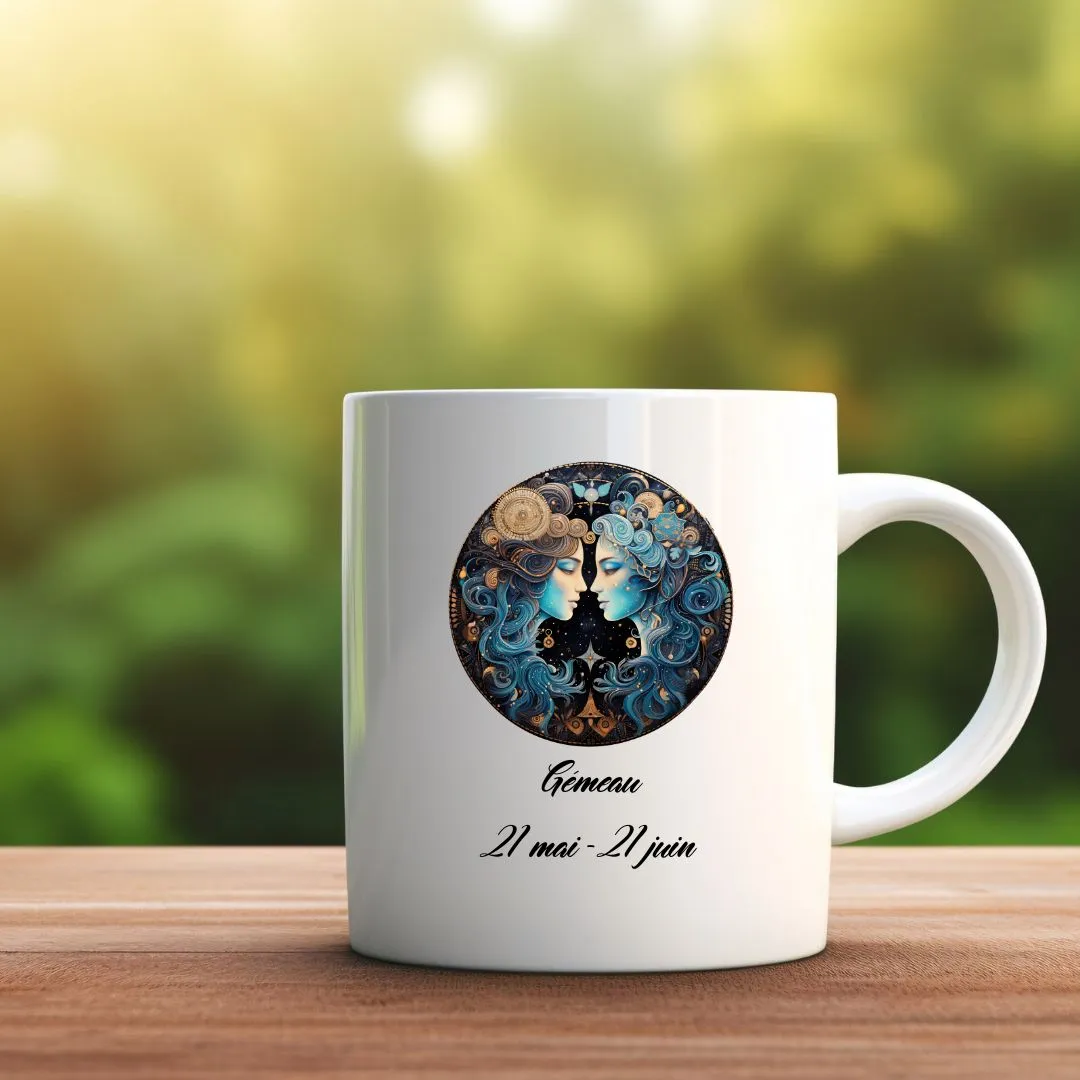 mug céramique signes du zodiaque : balance, bélier, scorpion, ...