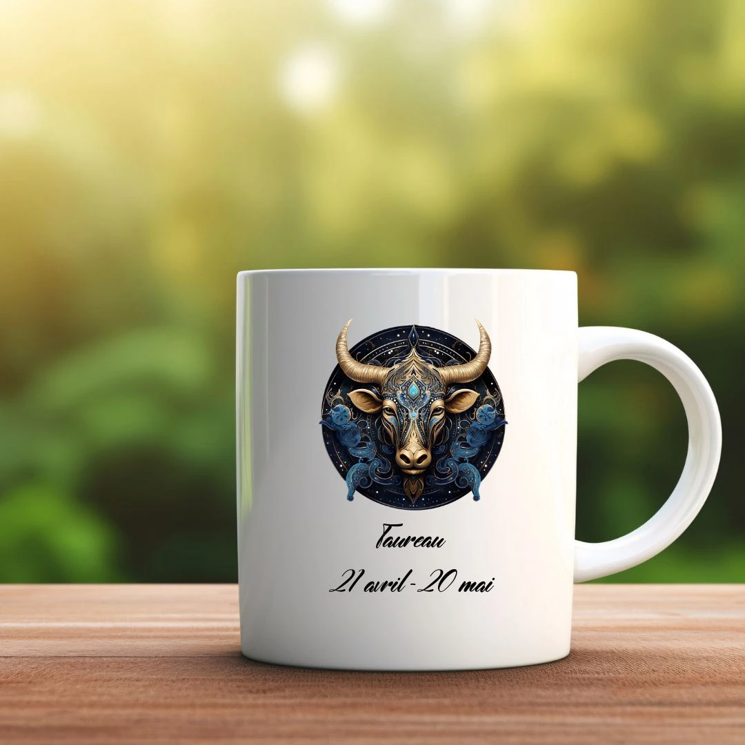 mug céramique signes du zodiaque : balance, bélier, scorpion, ...