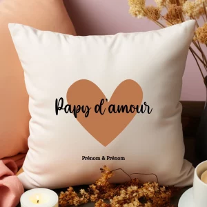 housse de coussin papy d'amour