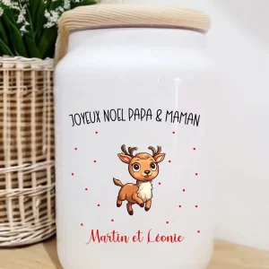 pot à biscuits renne Noël