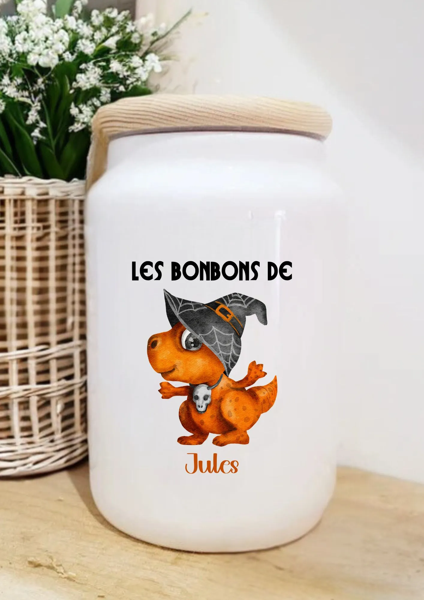Pot à biscuits personnalisable - Halloween – Image 2