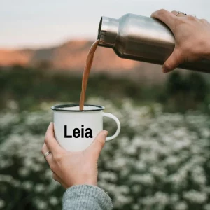 tasse camping personnalisée prénom