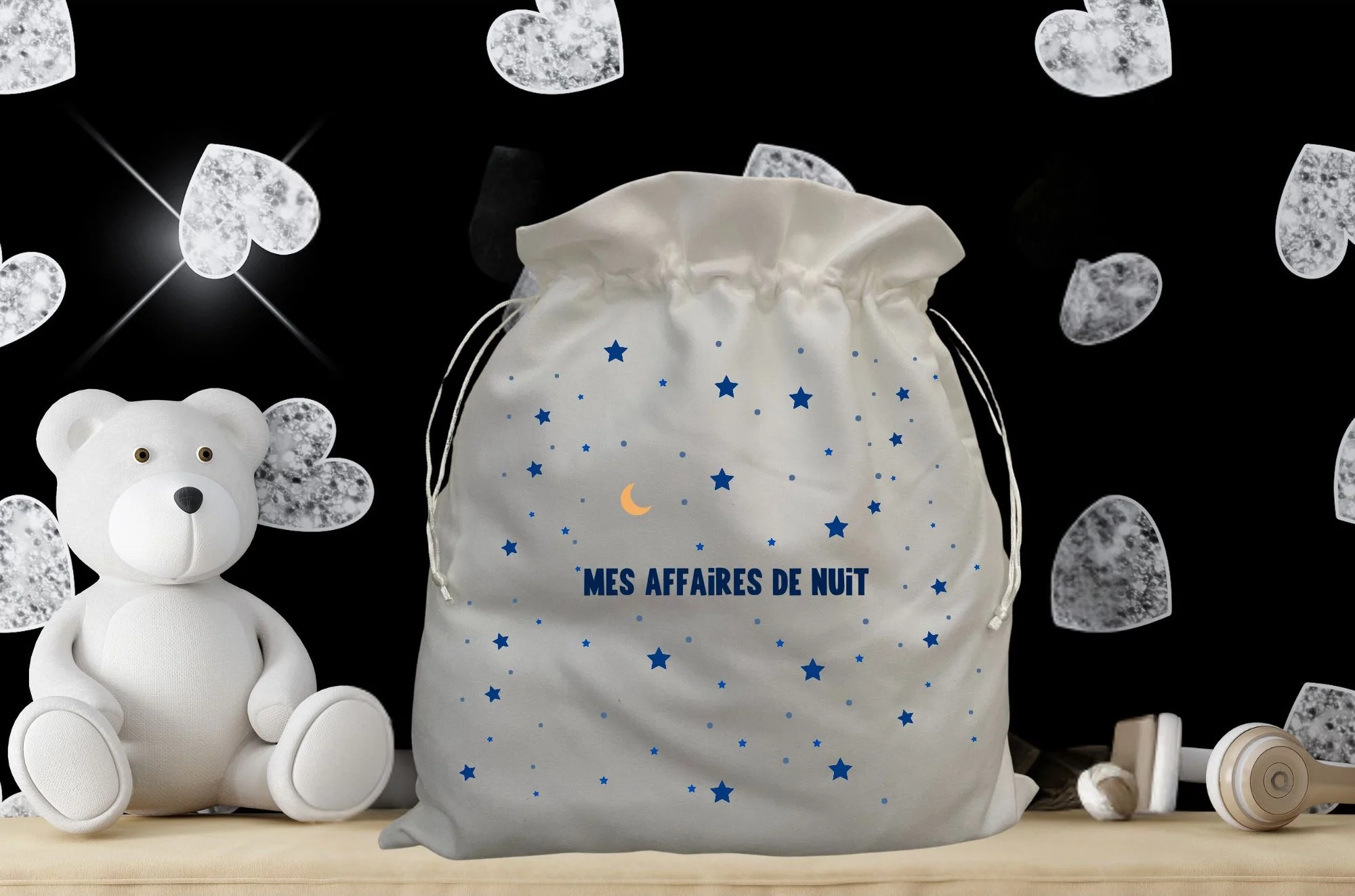 sac à doudou mes affaires de nuit