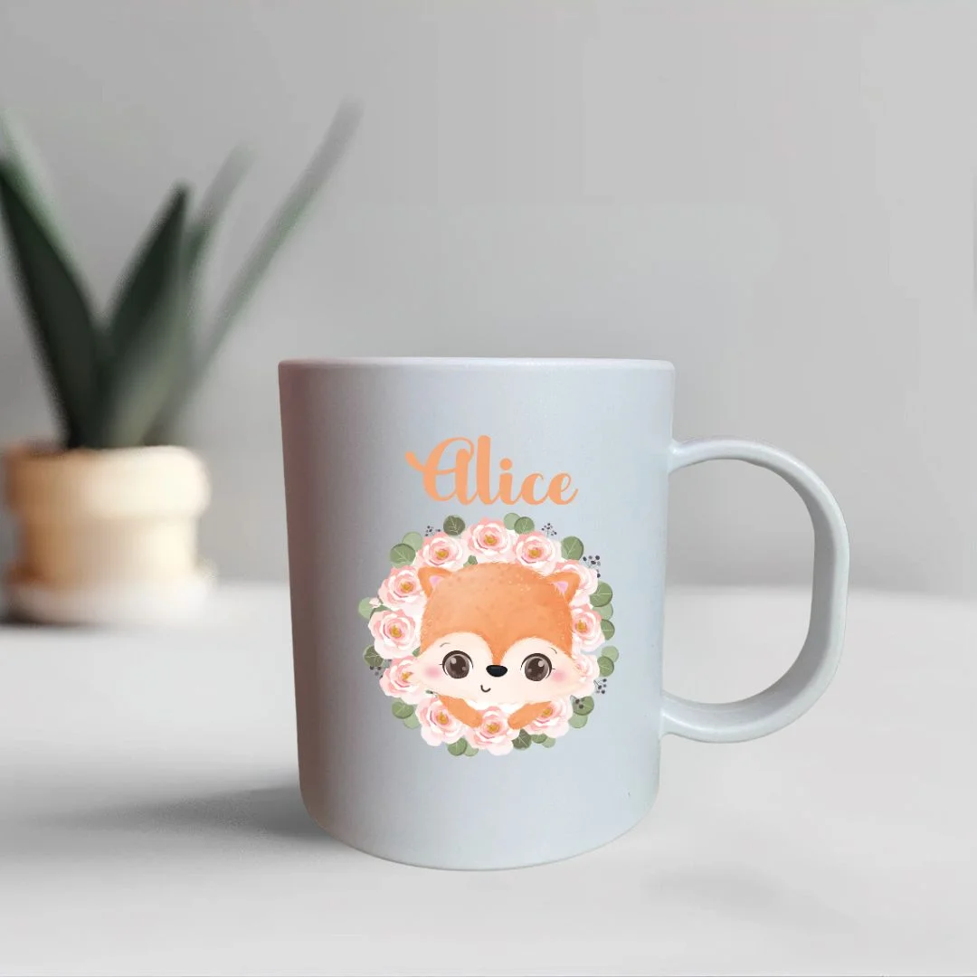 mug enfant personnalisé renard