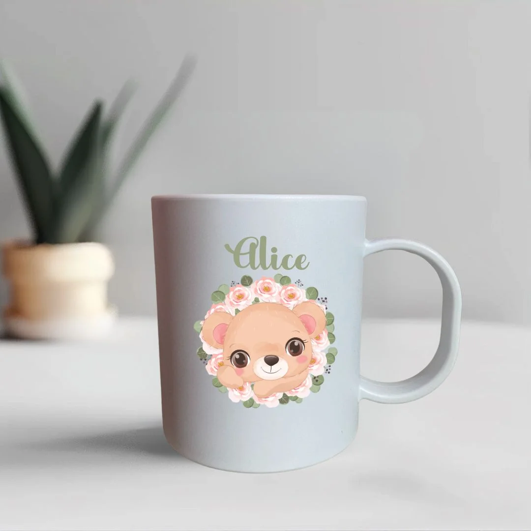 mug enfant personnalisable ourson