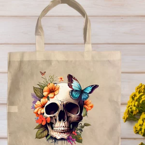 sac cabas tête de mort