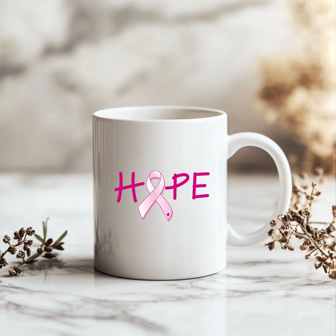 mug ruban rose octobre rose