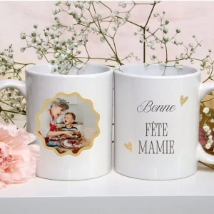 mug photo personnalisé fête des mamies