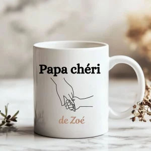 mug papa personnalisé