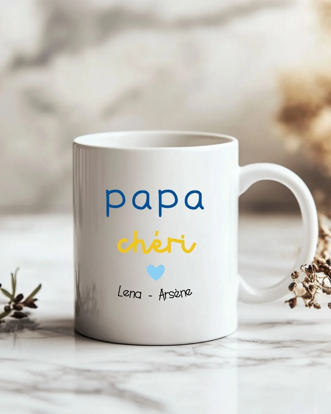 mug papa personnalisé