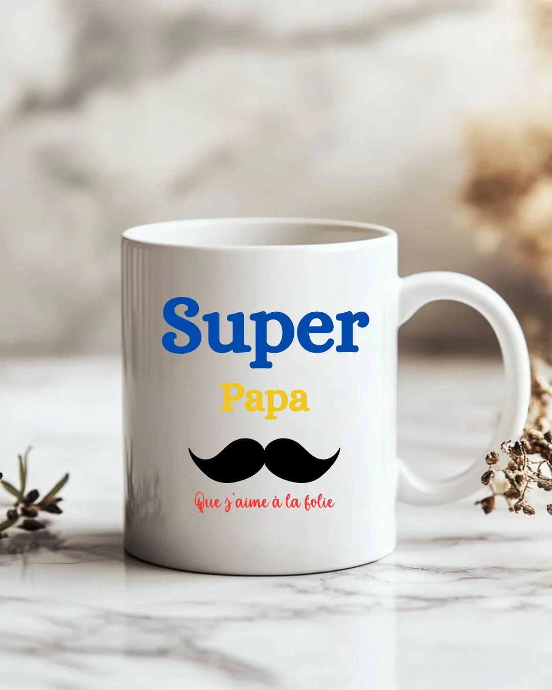 mug papa personnalisé