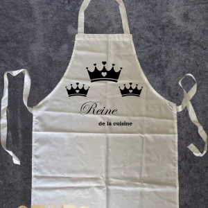 tablier personnalisable reine de la cuisine