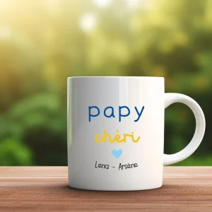 mug céramique personnalisé papy chéri