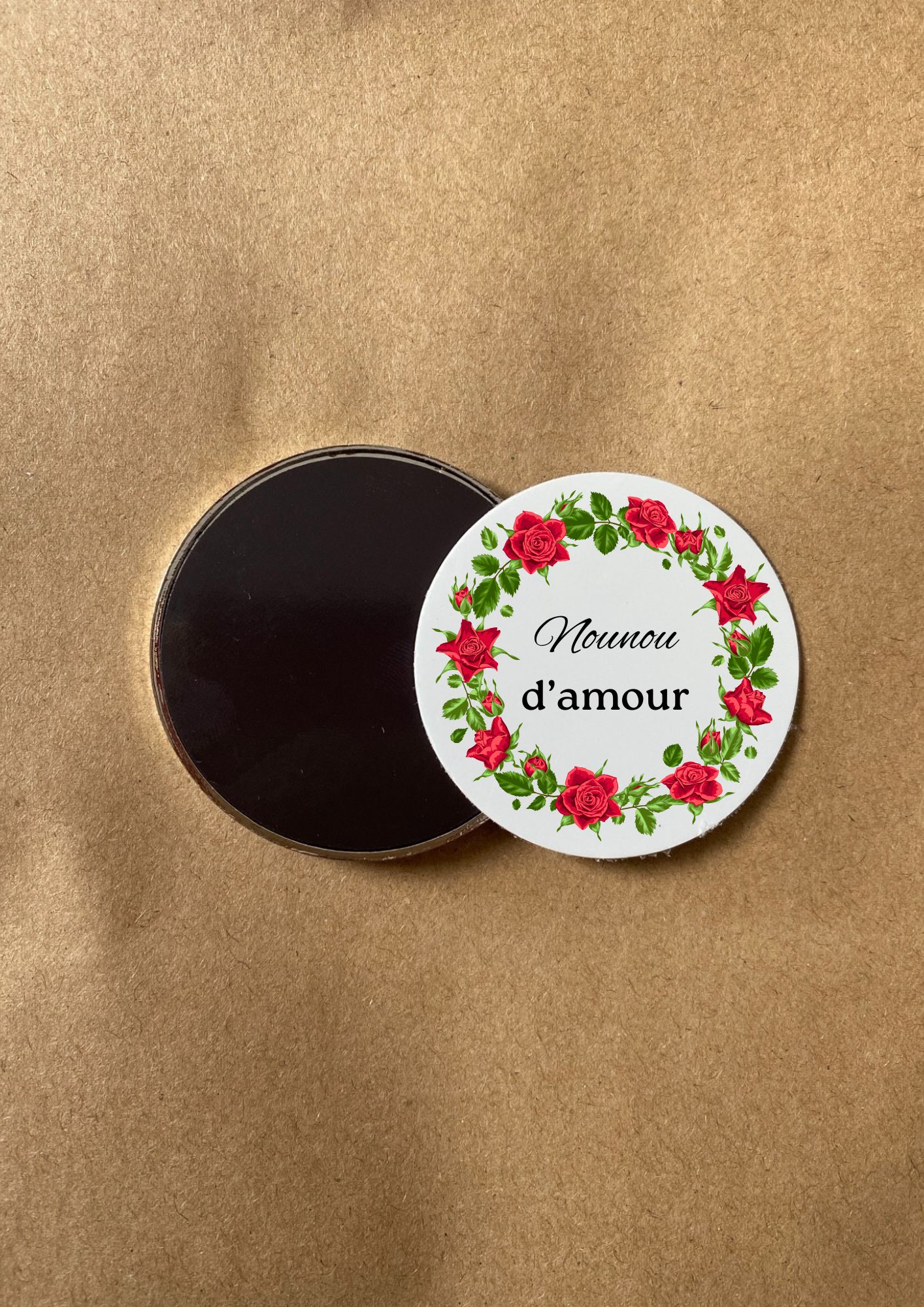 aimant personnalisé nounou d'amour