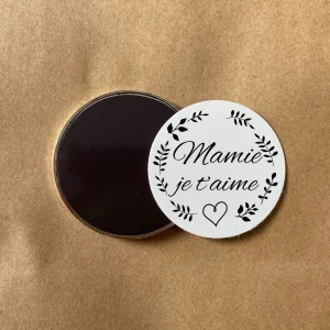 aimant rond meilleure mamie