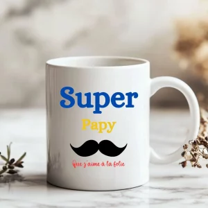 mug papy personnalisé