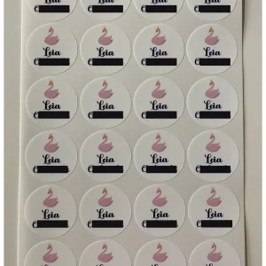 étiquettes personnalisées