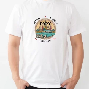 t-shirt homme personnalisé papy