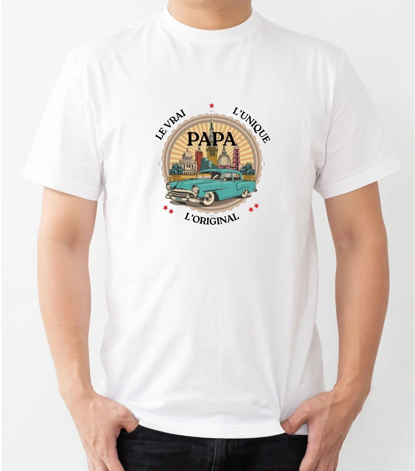 t-shirt homme personnalisé papa