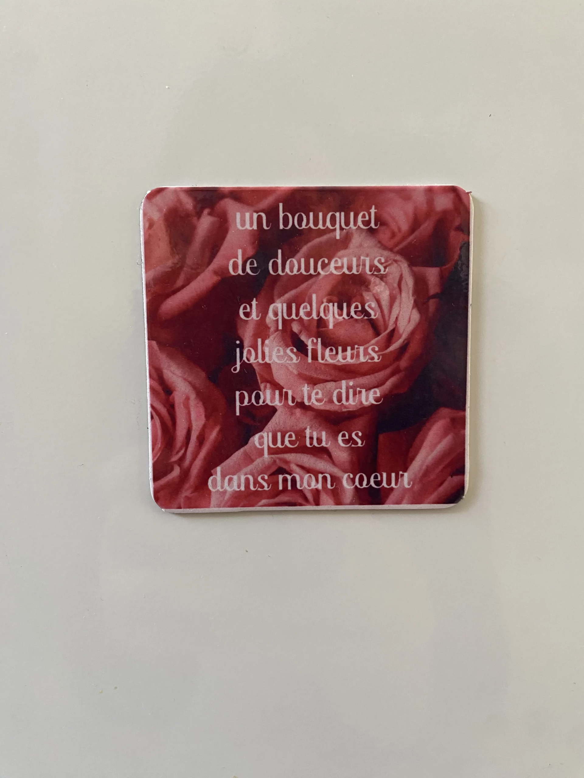 aimant carré personnalisé