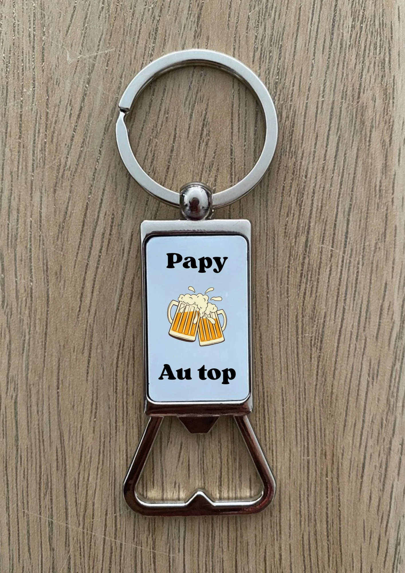 porte clé décapsuleur personnalisé