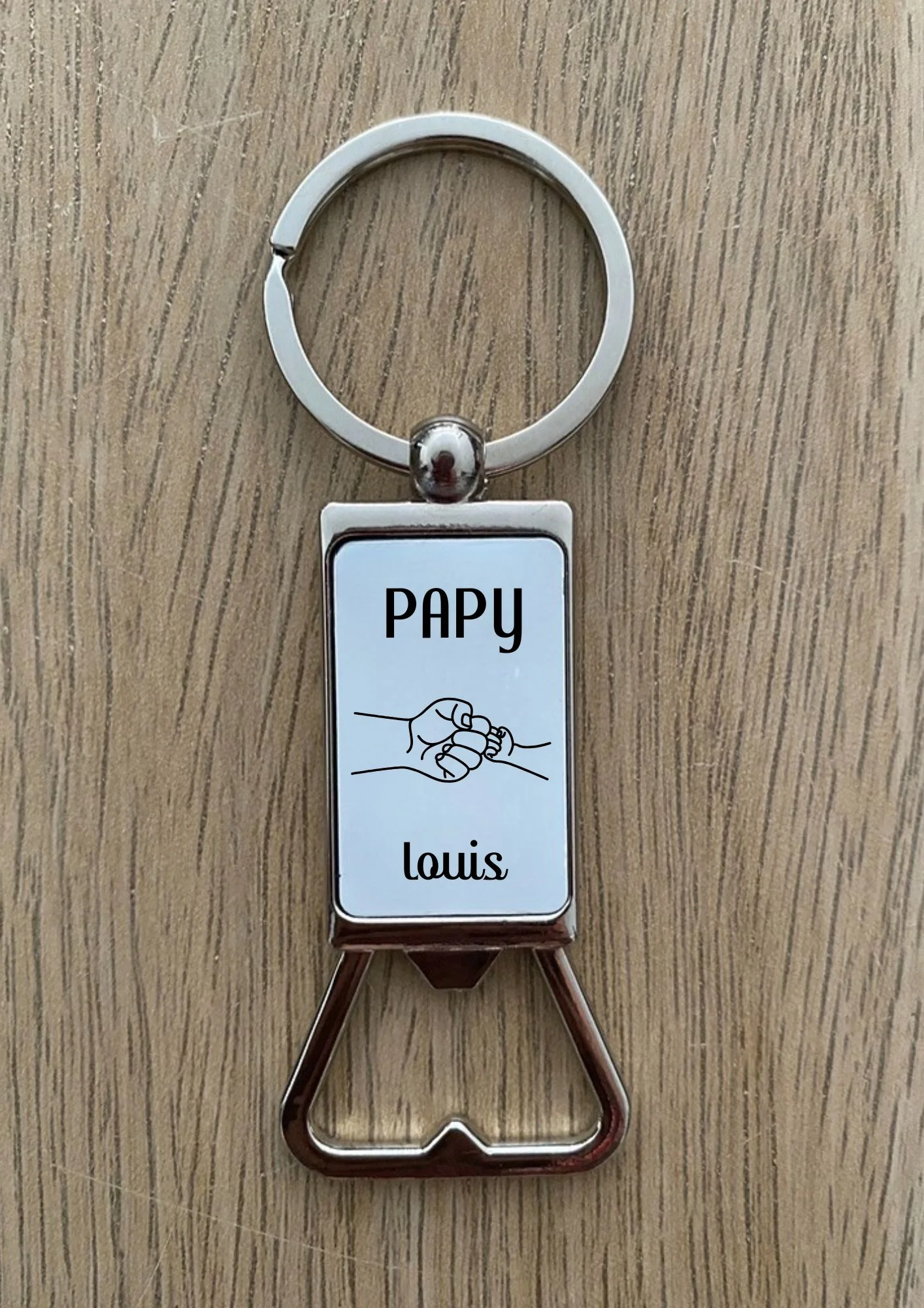 porte clé décapsuleur personnalisable