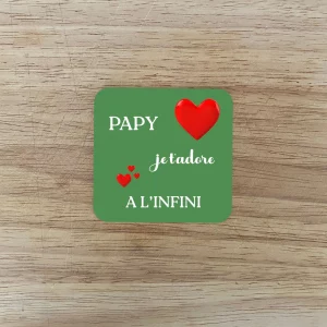 aimant carré pour frigo, bureau