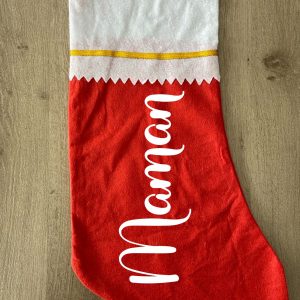 chaussette noel personnalisable