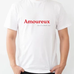 t-shirt homme Saint Valentin
